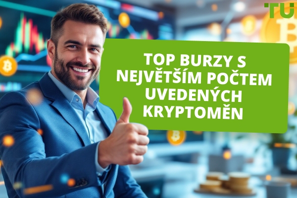 Top burzy s největším počtem uvedených kryptoměn